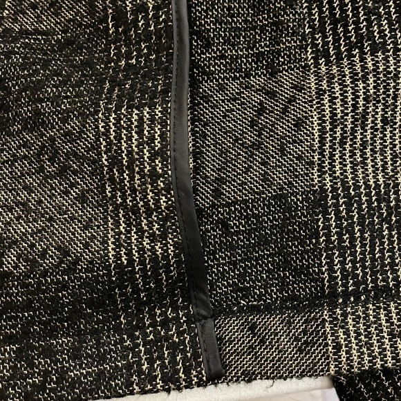 Zara plaid Vest Overcoat with lapel neck and faux fur pockets, size S - Picture 11 of 11